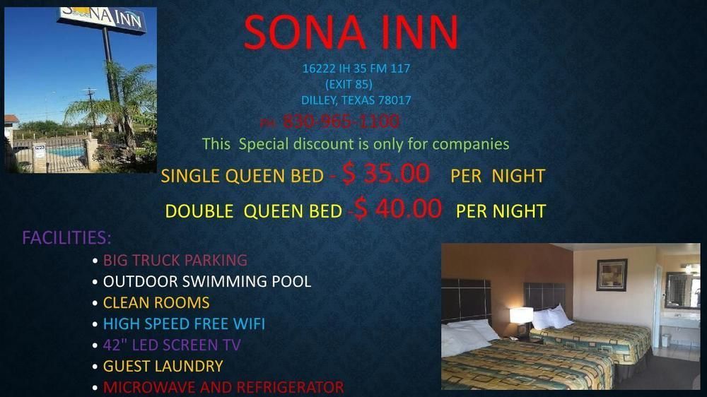 Sona Inn Dilley Bagian luar foto